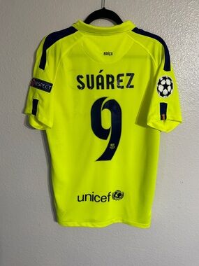 Barcelona 2014/2015 Suarez UCL third jersey